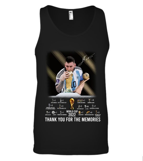 Lionel Messi World Cup 2022 Thank You For The Memories T-Shirt