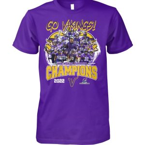 Go Vikings NFC North Divison Champions 2022 T-Shirt