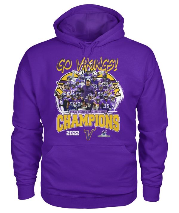 Go Vikings NFC North Divison Champions 2022 T-Shirt