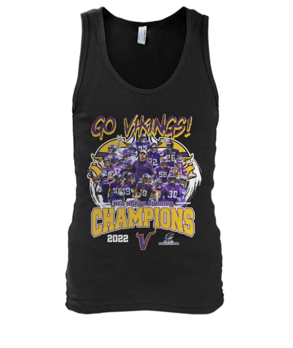 Go Vikings NFC North Divison Champions 2022 T-Shirt