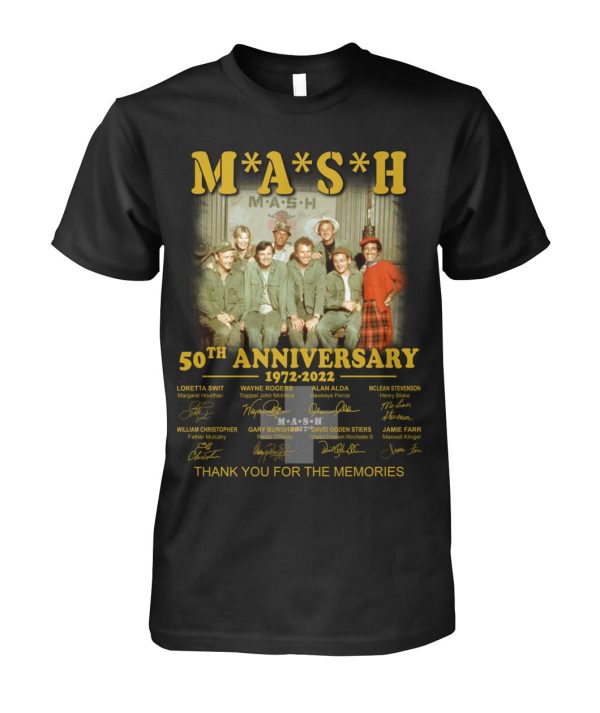 Mash 50th Anniversary 1972 – 2022 Thank You For The Memories T-Shirt