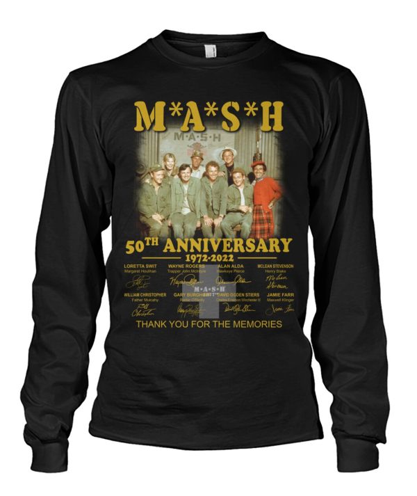 Mash 50th Anniversary 1972 – 2022 Thank You For The Memories T-Shirt