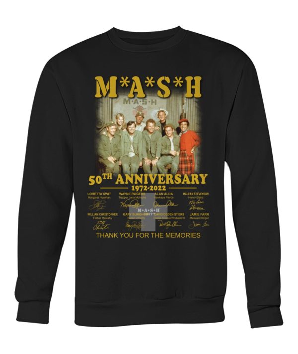 Mash 50th Anniversary 1972 – 2022 Thank You For The Memories T-Shirt