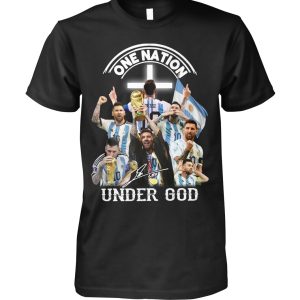One Nation Leo Messi Under God Unisex T-Shirt