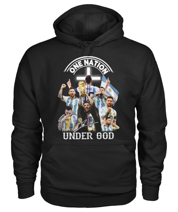 One Nation Leo Messi Under God Unisex T-Shirt