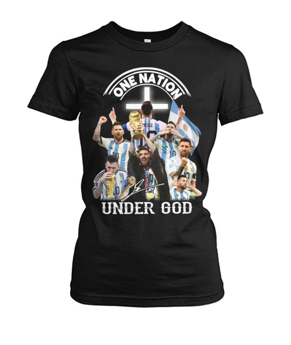 One Nation Leo Messi Under God Unisex T-Shirt