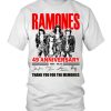 Ramones 49th Anniversary 1974 – 2023 Thank You For The Memories T-Shirt