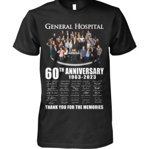 General Hospital 60th Anniversary 1963 – 2023 Thank You For The Memories T-Shirt