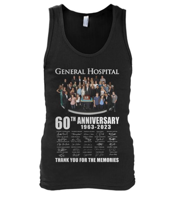 General Hospital 60th Anniversary 1963 – 2023 Thank You For The Memories T-Shirt