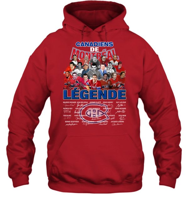 Canadiens De Montreal Legende Thank You For The Memories T-Shirt