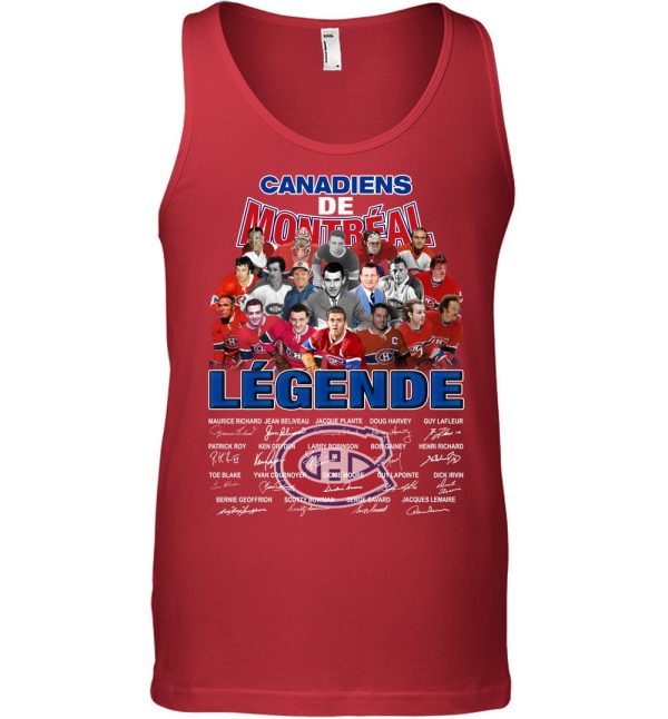 Canadiens De Montreal Legende Thank You For The Memories T-Shirt