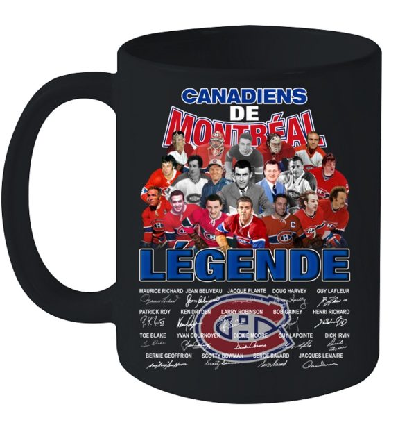 Canadiens De Montreal Legende Thank You For The Memories T-Shirt