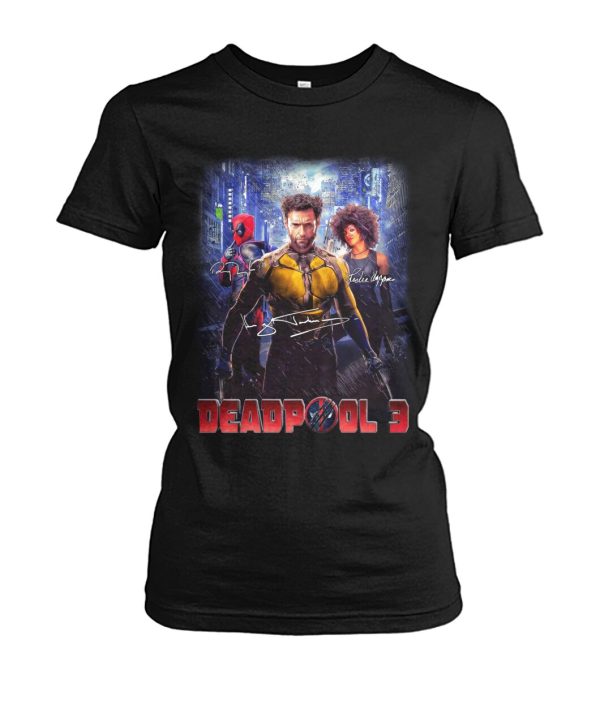 Deadpool 3 Characters Signature T-Shirt