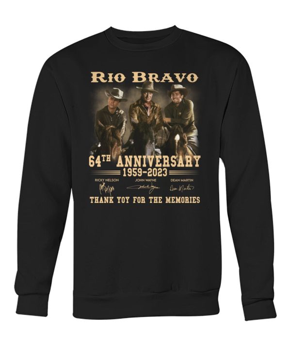 Rio Bravo 64th Anniversary 1959 – 2023 Thank You For The Memories T-Shirt