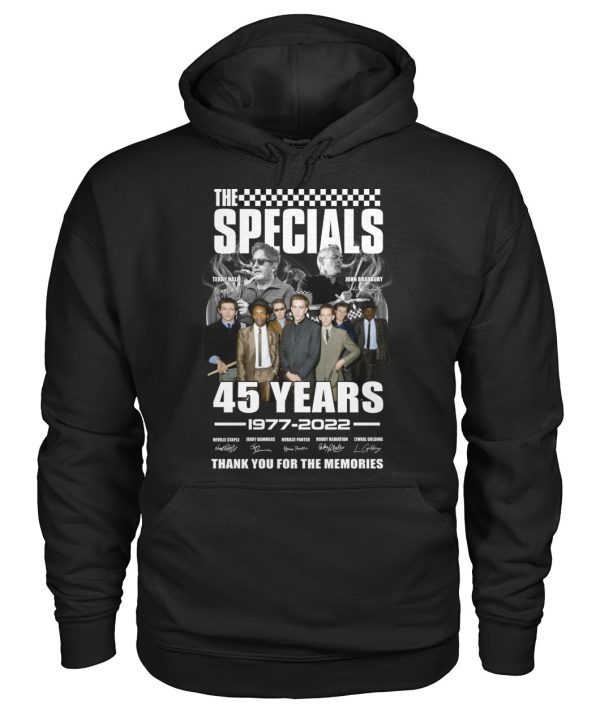 The Specials 45 Years 1977 – 2022 Thank You For The Memories T-Shirt