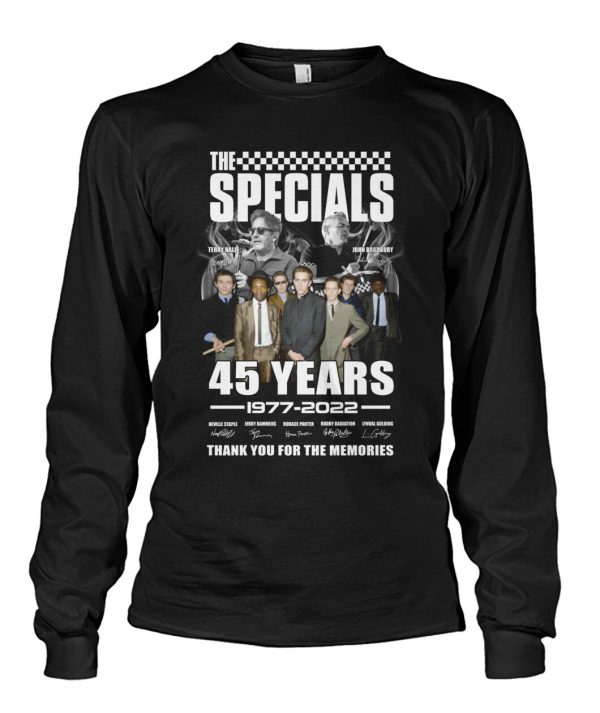 The Specials 45 Years 1977 – 2022 Thank You For The Memories T-Shirt