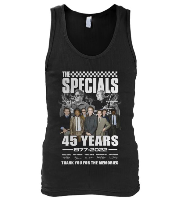 The Specials 45 Years 1977 – 2022 Thank You For The Memories T-Shirt