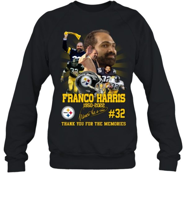 R.I.P Franco Harris 1950 – 2022 Thank You For The Memories T-Shirt