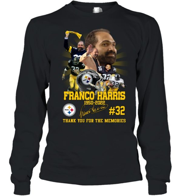 R.I.P Franco Harris 1950 – 2022 Thank You For The Memories T-Shirt