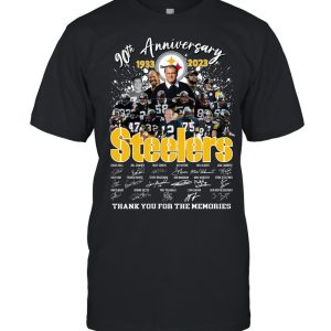 90th Anniversary 1933 – 2023 Steelers Thank You For The Memories T-Shirt