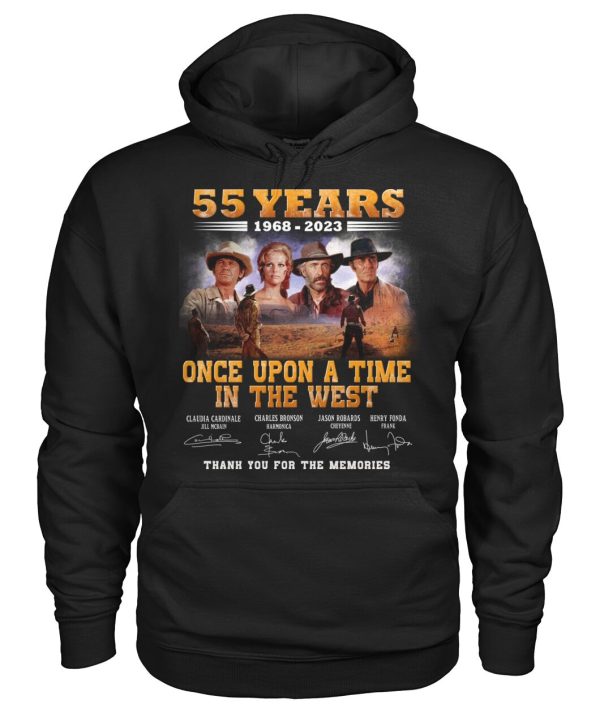 55 Years 1968 – 2023 Once Upon A Time In The West Thank You For The Memories T-Shirt