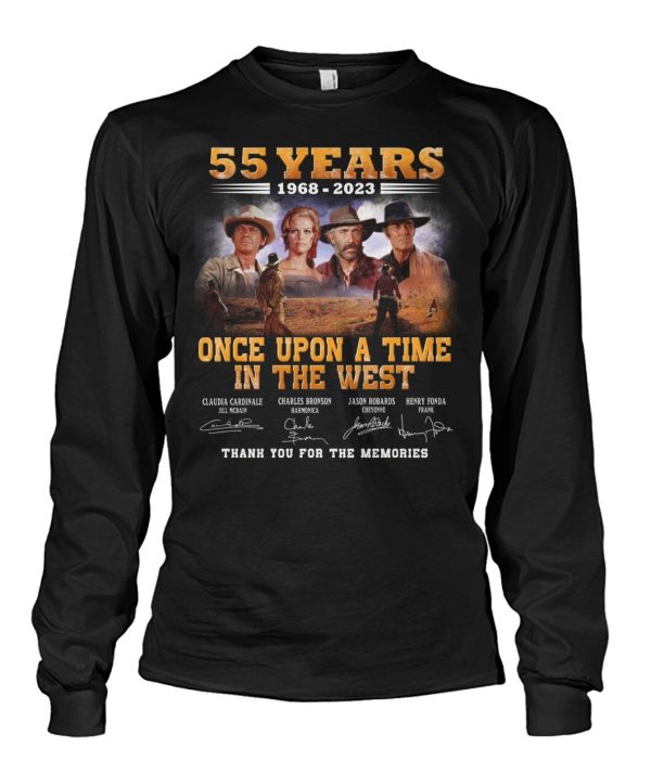 55 Years 1968 – 2023 Once Upon A Time In The West Thank You For The Memories T-Shirt