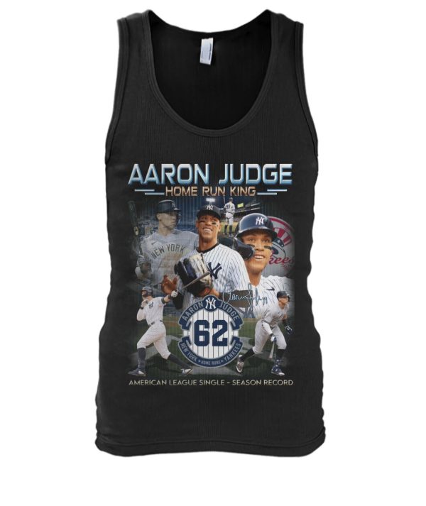 Aaron Judge Home Run King American League Single Season Record T-Shirt