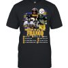 In Memory Of December 21, 2022 Franco Harris Pittsburgh Steelers 1972 – 1983 Thank You For The Memories T-Shirt