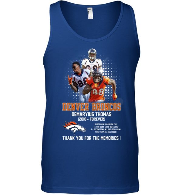 Denver Broncos Demaryius Thomas 2010 – Forever Thank You For The Memories T-Shirt