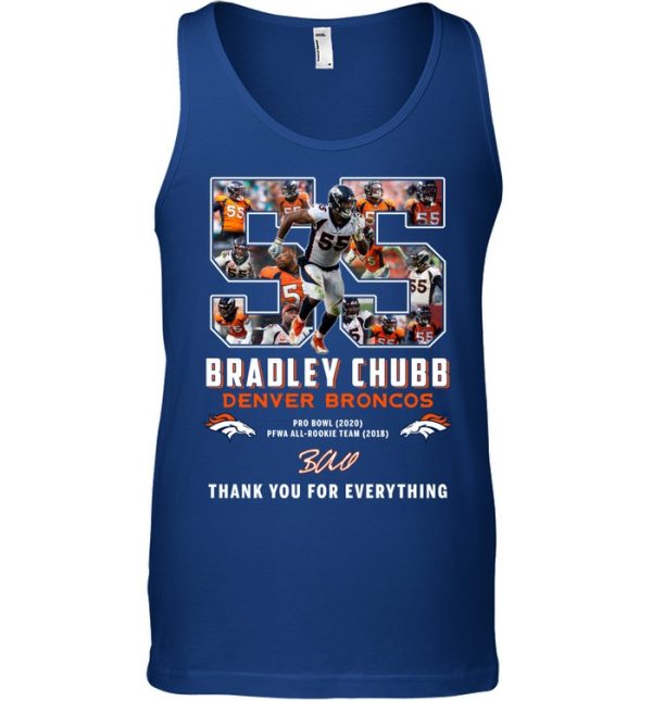 Bradley Chubb Denver Broncos Thank You For Everything T-Shirt