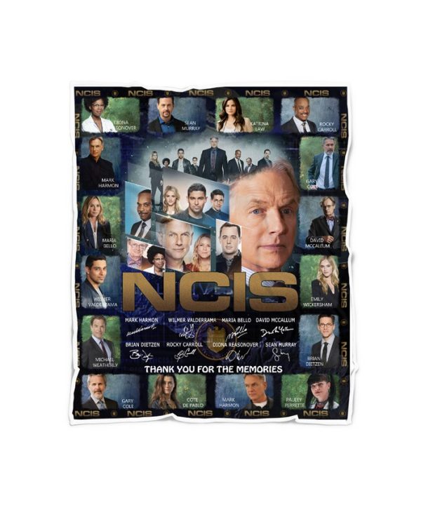 NCIS Thank You For The Memories Quilt, Fleece Blanket, Sherpa Fleece Blanket