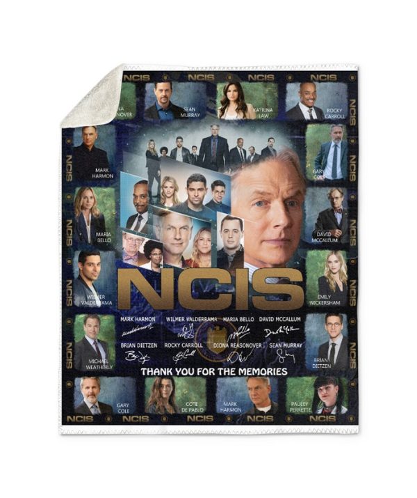 NCIS Thank You For The Memories Quilt, Fleece Blanket, Sherpa Fleece Blanket