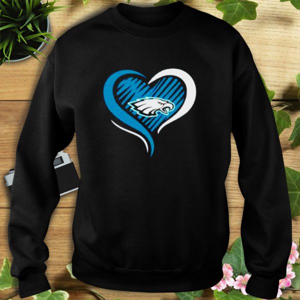 Philadelphia Eagles Heart T-Shirt