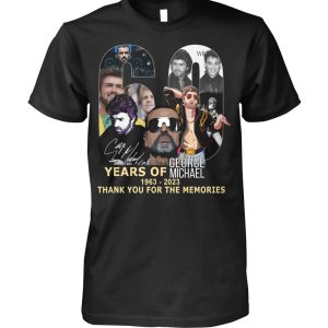 60 Years Of 1963 – 2023 George Michael Thank You For The Memories T-Shirt