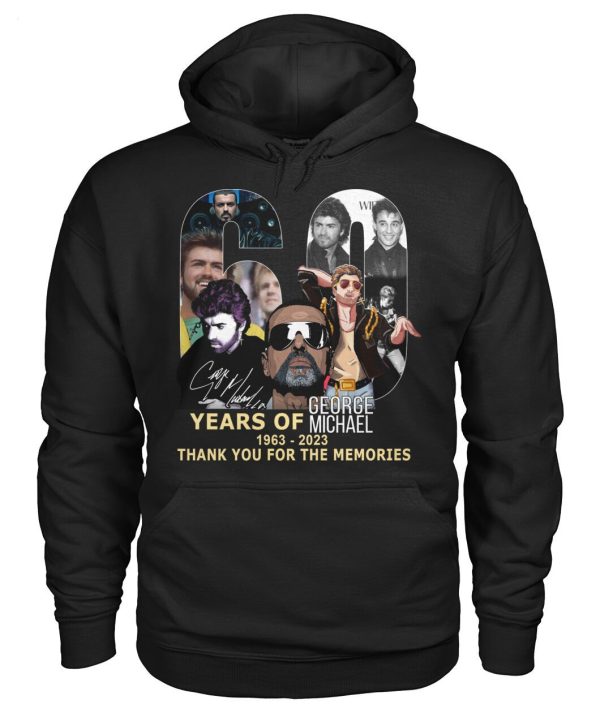 60 Years Of 1963 – 2023 George Michael Thank You For The Memories T-Shirt