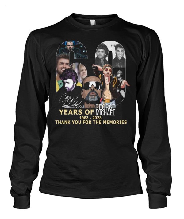 60 Years Of 1963 – 2023 George Michael Thank You For The Memories T-Shirt