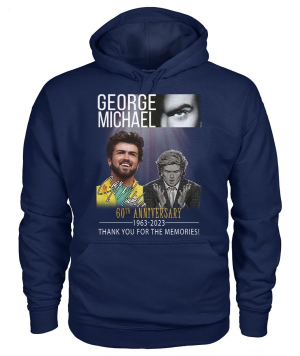 George Michael 60th Anniversary 1963 – 2023 Thank You For The Memories T-Shirt