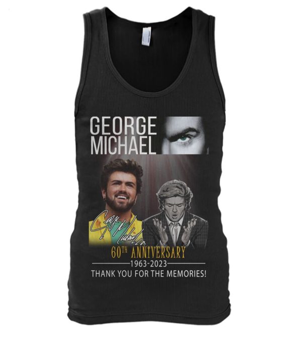 George Michael 60th Anniversary 1963 – 2023 Thank You For The Memories T-Shirt