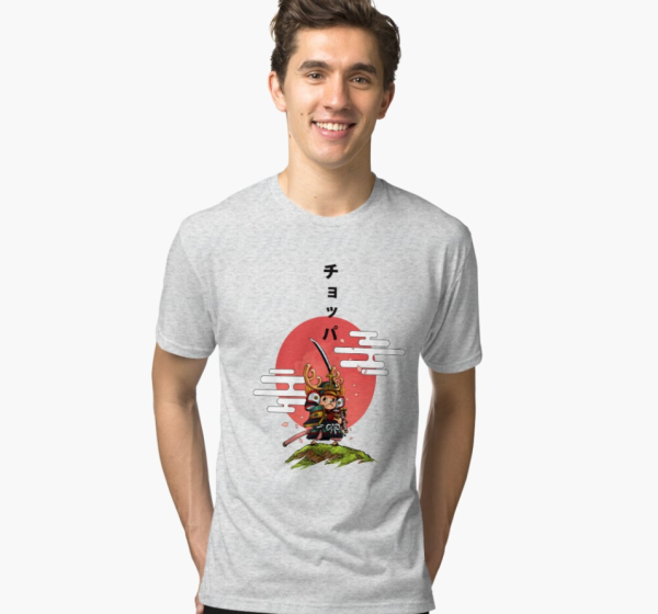 CHOPPER SAMURAI Tri blend T Shirt