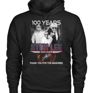 100 Years Stan Lee 1922 – 2022 Thank You For The Memories T-Shirt