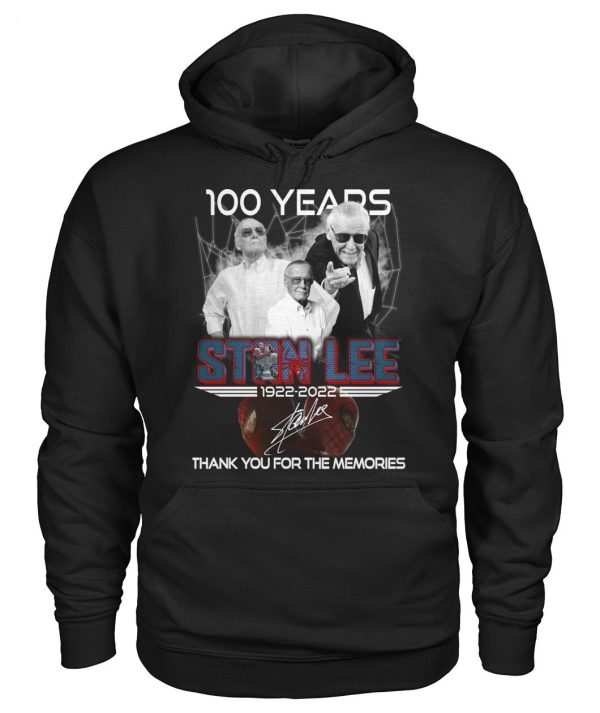 100 Years Stan Lee 1922 – 2022 Thank You For The Memories T-Shirt