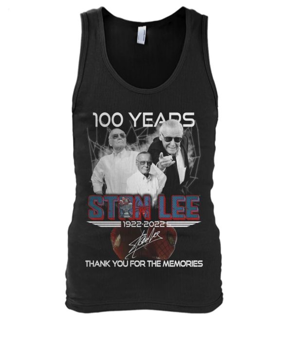 100 Years Stan Lee 1922 – 2022 Thank You For The Memories T-Shirt