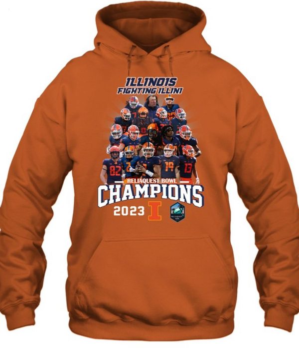 Illinois Reliaquest Bowl Champions Unisex T-Shirt