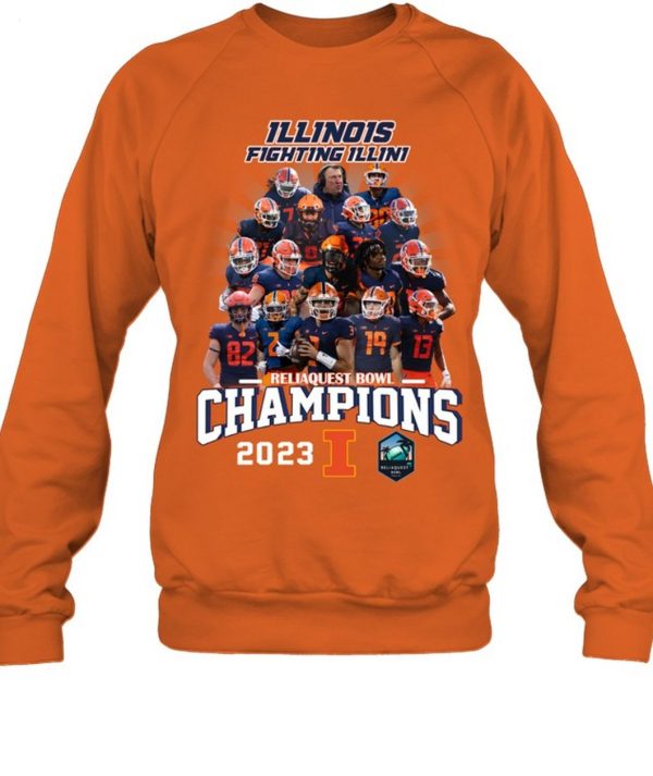 Illinois Reliaquest Bowl Champions Unisex T-Shirt