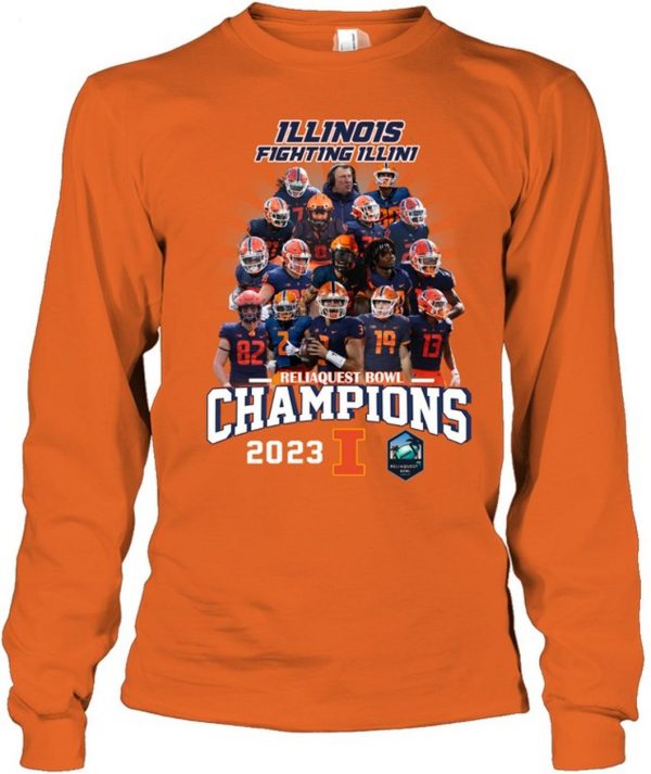 Illinois Reliaquest Bowl Champions Unisex T-Shirt