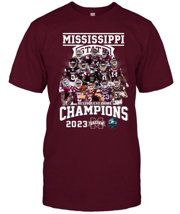 Ms State Reliaquest Bowl Champions Unisex T-Shirt