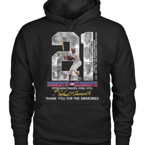 Roberto Clemente Pittsburgh Pirates 1955 – 1972 Thank You For The Memories T-Shirt