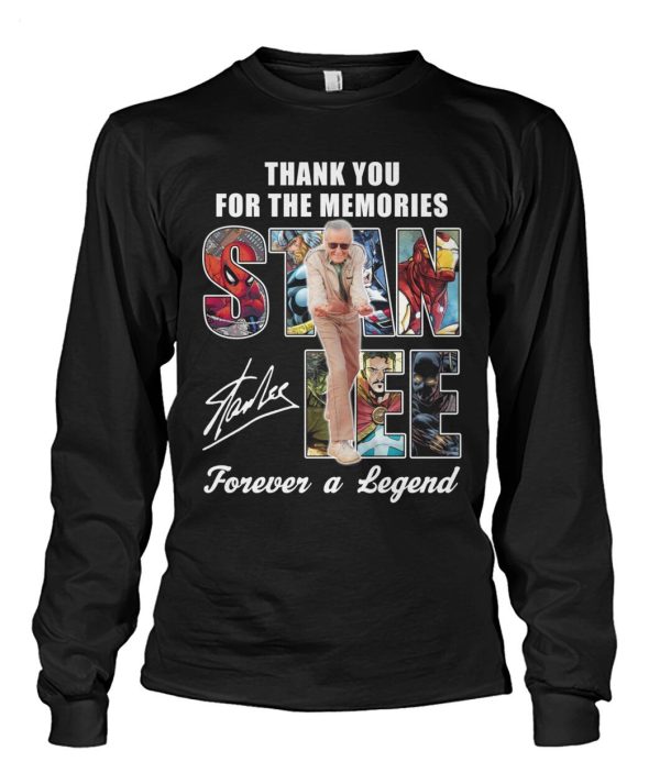 Thank You For The Memories Stan Lee Forever A Legend T-Shirt