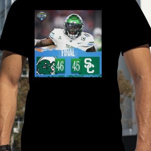 Tulane Green Wave 46 45 Usc Trojans 2023 Cotton Bowl Final Score T-Shirt