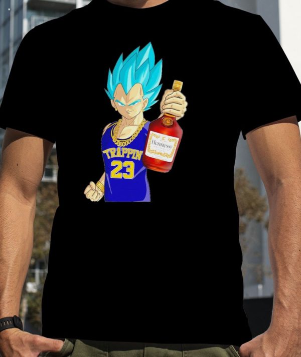 Vegeta Hennessy Trappin 23 T-Shirt